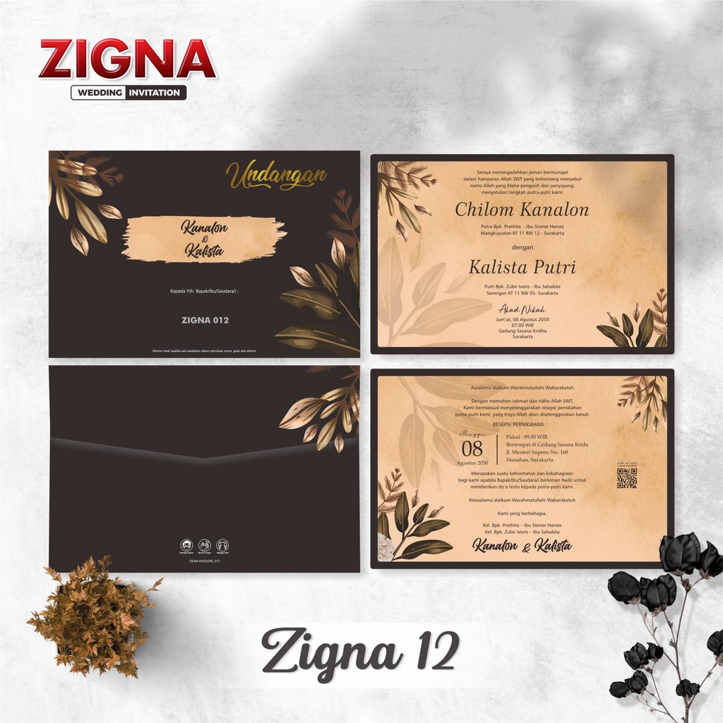 Zigna 12 Cetak Undangan Nikah Demak